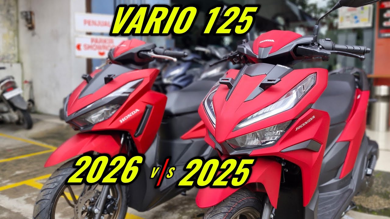 Vario 125 ISS Red 2026 VS 2025 ‼️ Sama Tapi Beda🤔