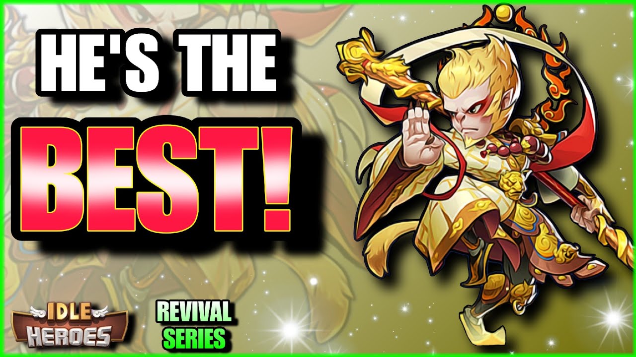The BEST HERO In The Game! - Great Sage Sun Wukong - Idle Heroes RS   Ep44