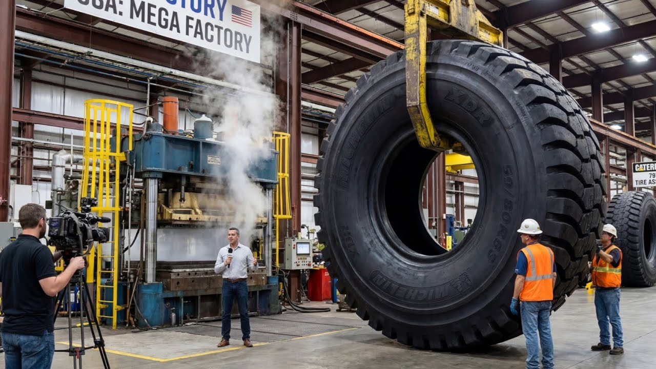 This Tire Costs $45,000! 😱 World's LARGEST Tire Factory (Inside Tour)