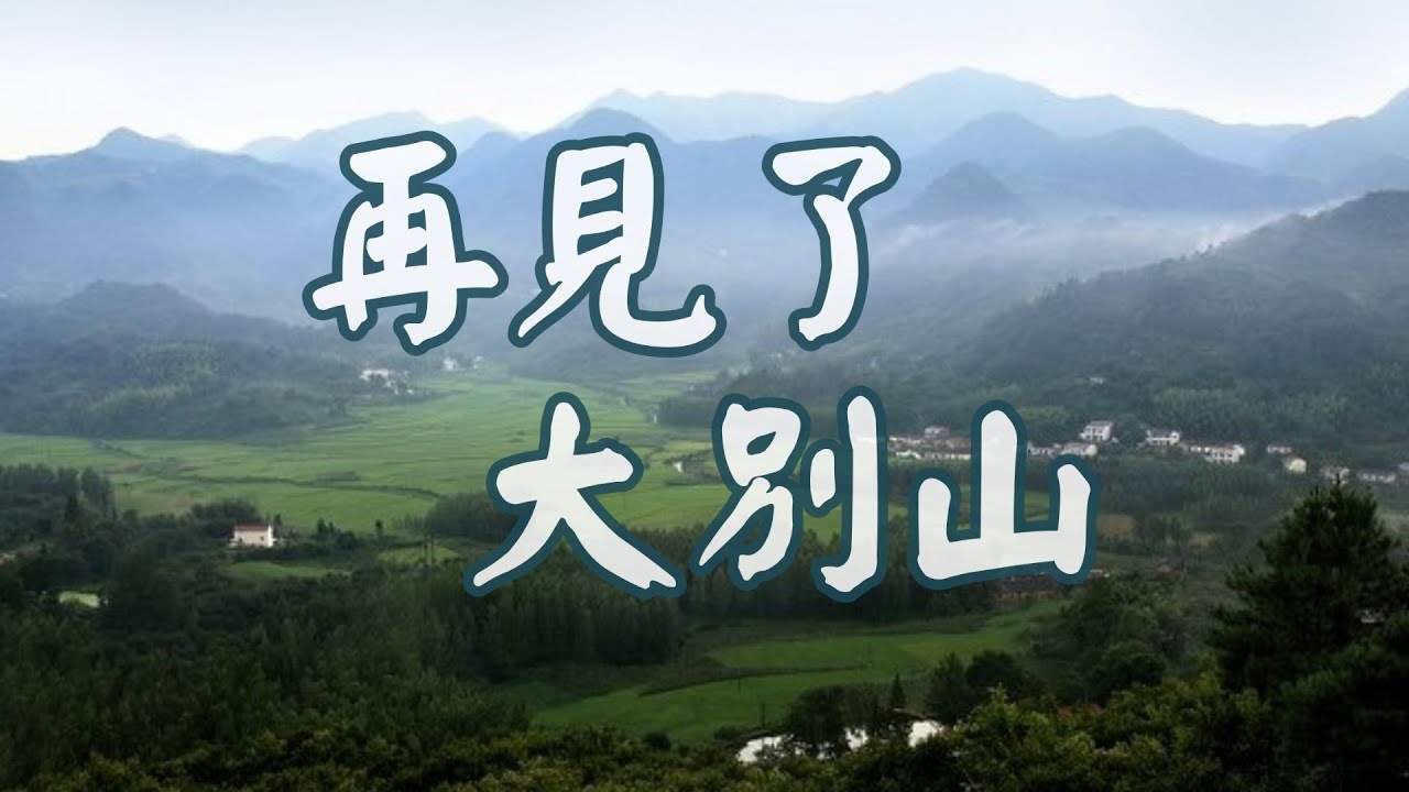 再见了 大别山