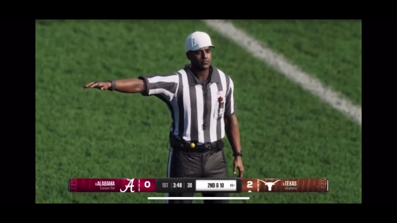 Playing as Texas 🤘in cfb 25