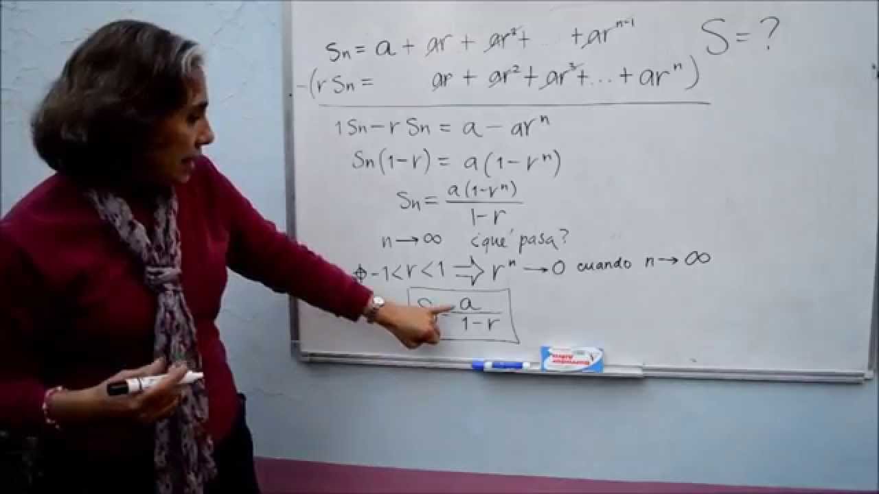 Como calcular la suma de una serie geométrica