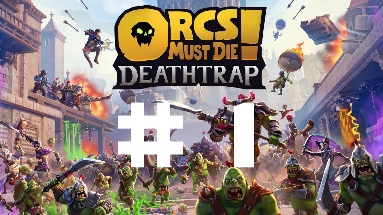 Orcs Must Die! Deathtrap Кооператив Прохождение #1