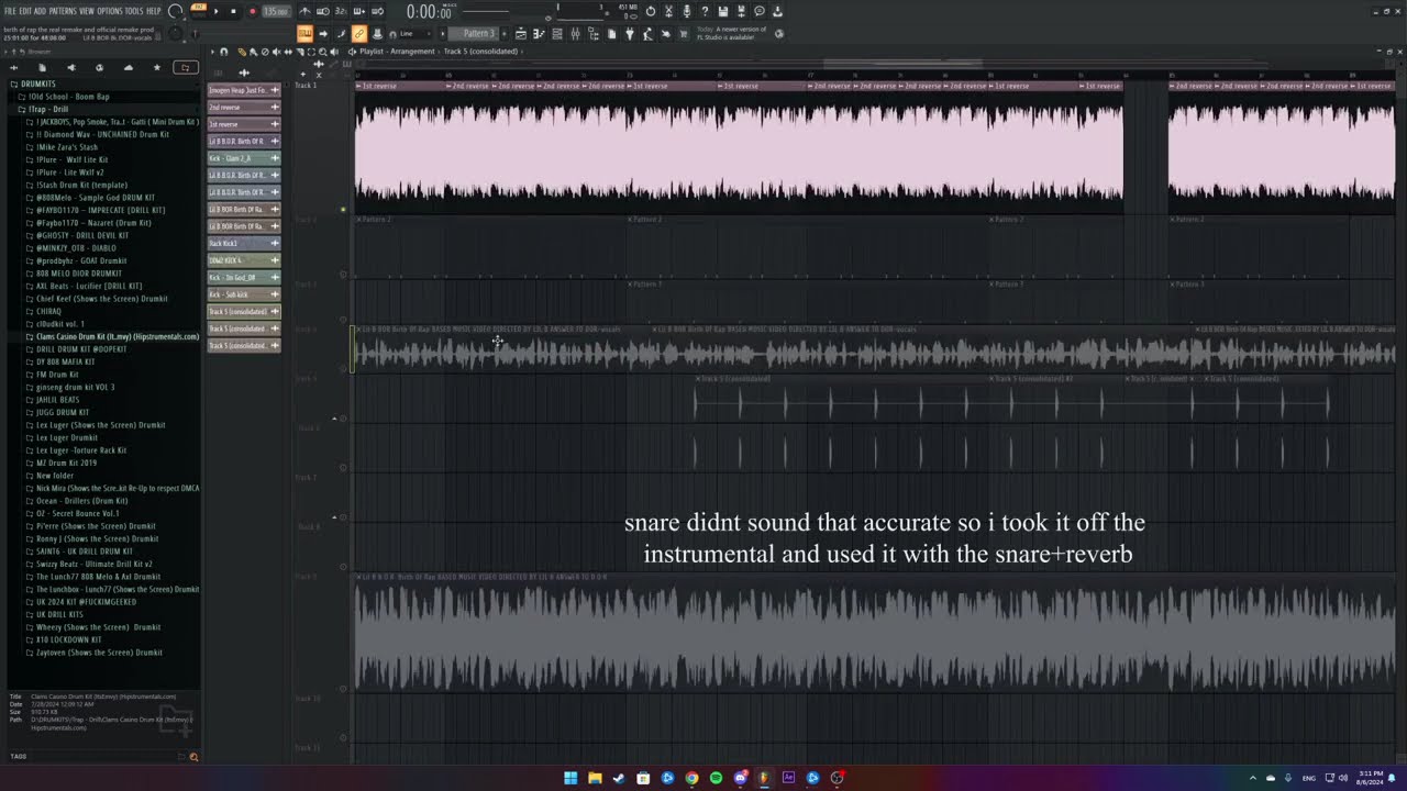 Remake of Lil B - Birth Of Rap (TYBG) + FLP