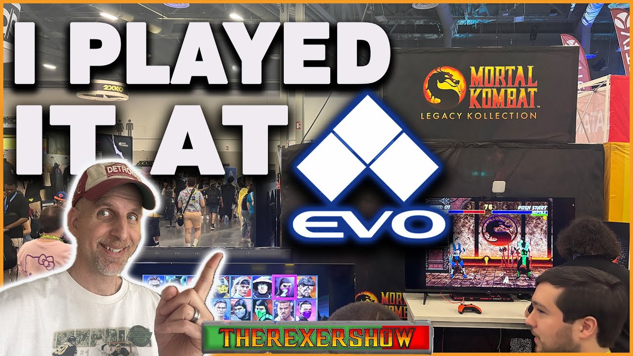 MORTAL KOMBAT Legacy Kollection @ EVO! BREAKING NEWS! #digitaleclipse #evo2025