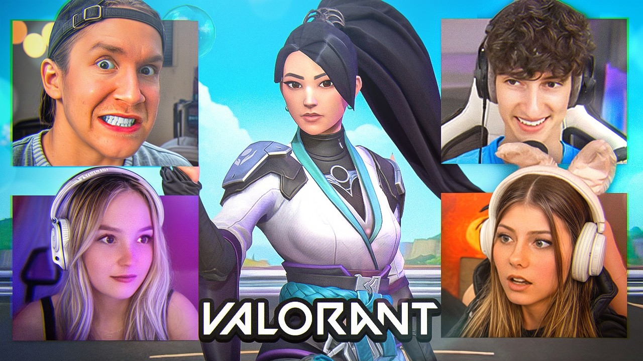 Twine, Magican, Lesleybunny & HereisEvy spielen Valorant.. (ZU WITZIG)