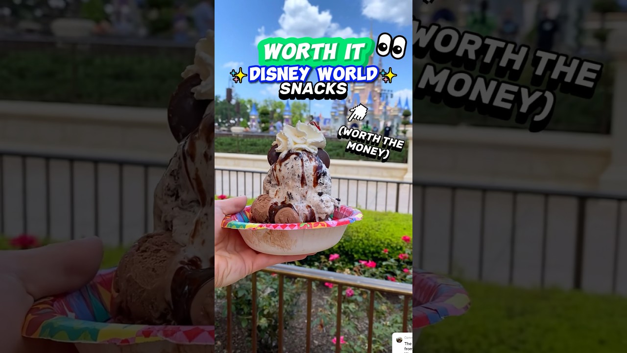 5 закусок из Disney World, которые СТОИТ попробовать 😋🍔 (Лучшая еда в Disney)