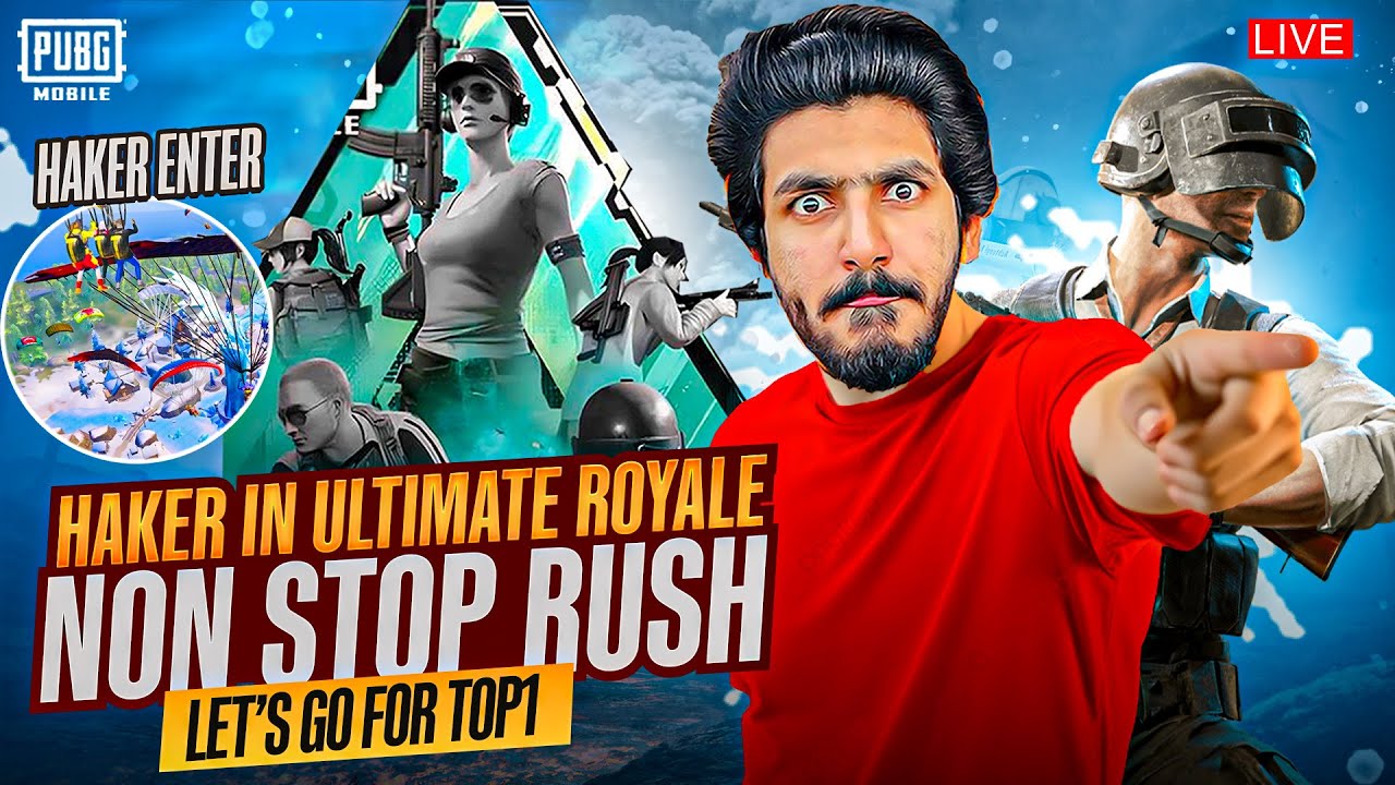 ULTIMATE ROYALE LEADERBOARD IS HERE 🔥RANK#8 LETS GO FOR TOP1😎 4V4 HARD LOBBIES ANY CHALLENGE?