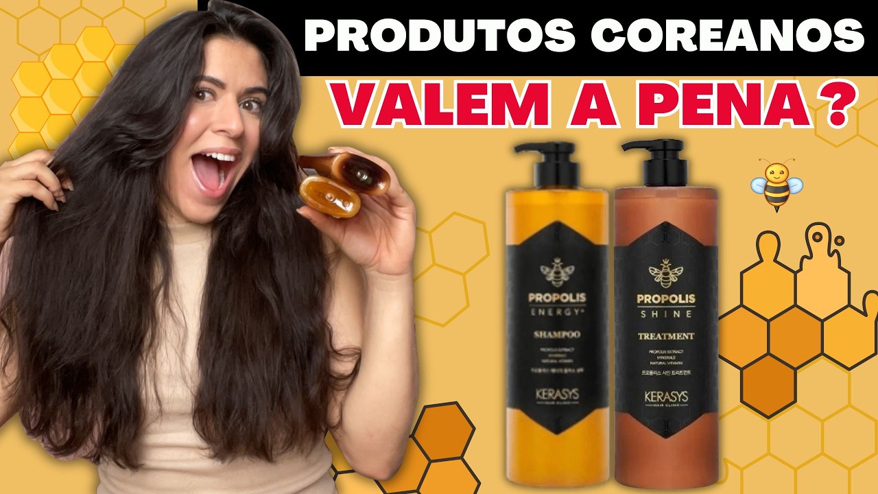 TESTEI KERAYS PROPOLIS SHINE - PRIMEIRA VEZ USANDO PRODUTS COREANOS: Vale a pena ou não?