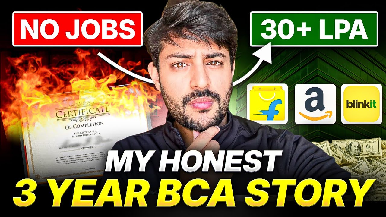 My BCA Story: The Mistakes, Reality & Placements Nobody Talks About