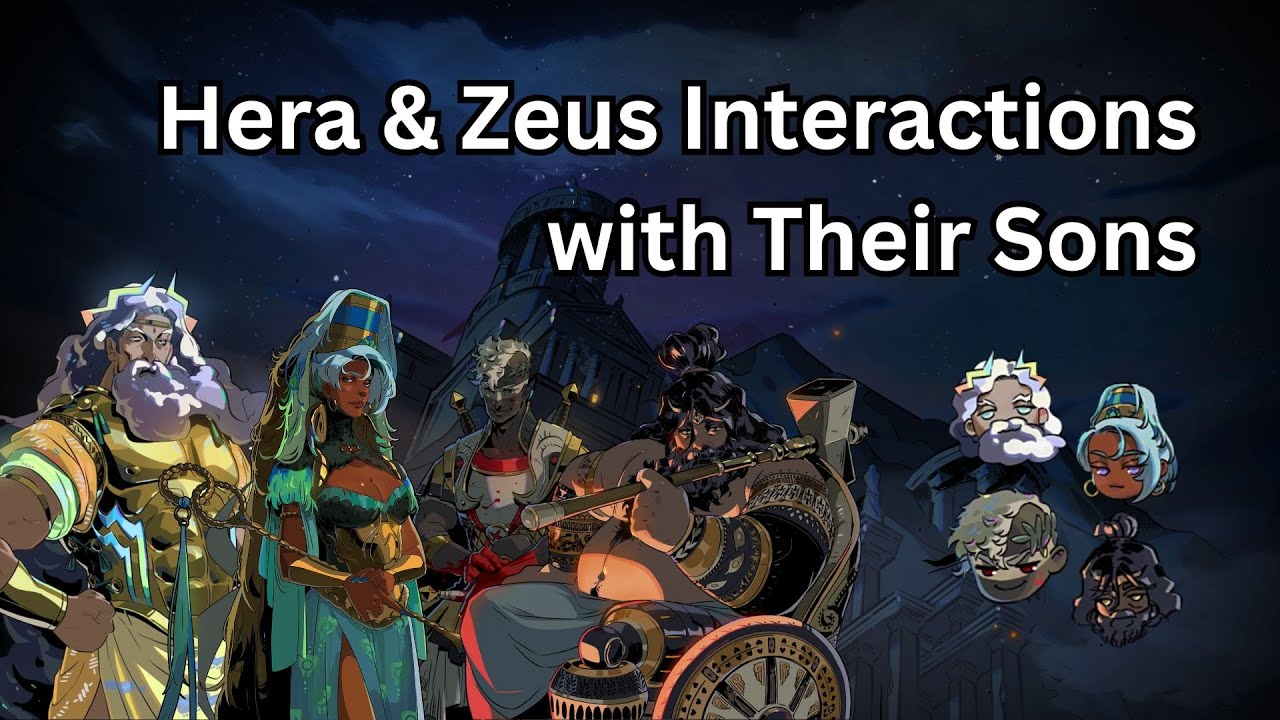 All Hera & Zeus Interactions with Their Sons (Ares & Hephaestus) - Hades II
