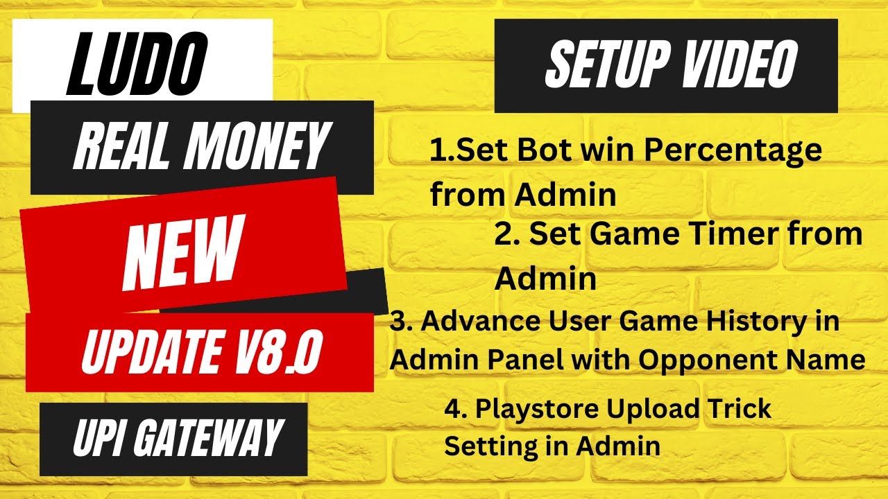 How to Setup Ludo Real Money App Unity || Full Setup Guide & Demo || New version 8.0
