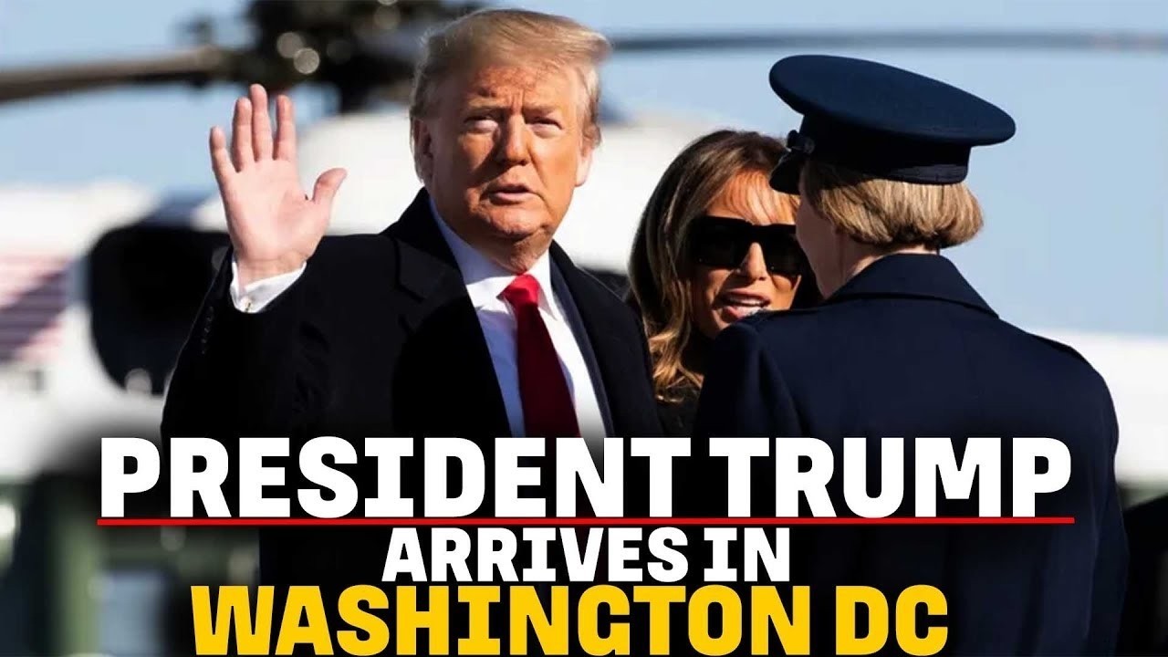 WATCH LIVE: U.S. President Donald Trump arrives back to Washington from Florida