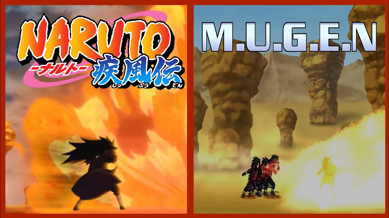 Madara Edo Tensei | Comparación de Ataques [Anime vs MUGEN]