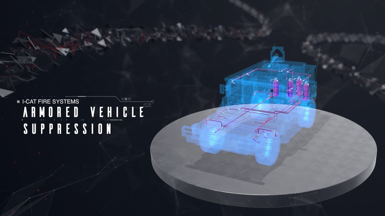 ARMOURED VEHICLE FIRE SUPPRESSION SYSTEM