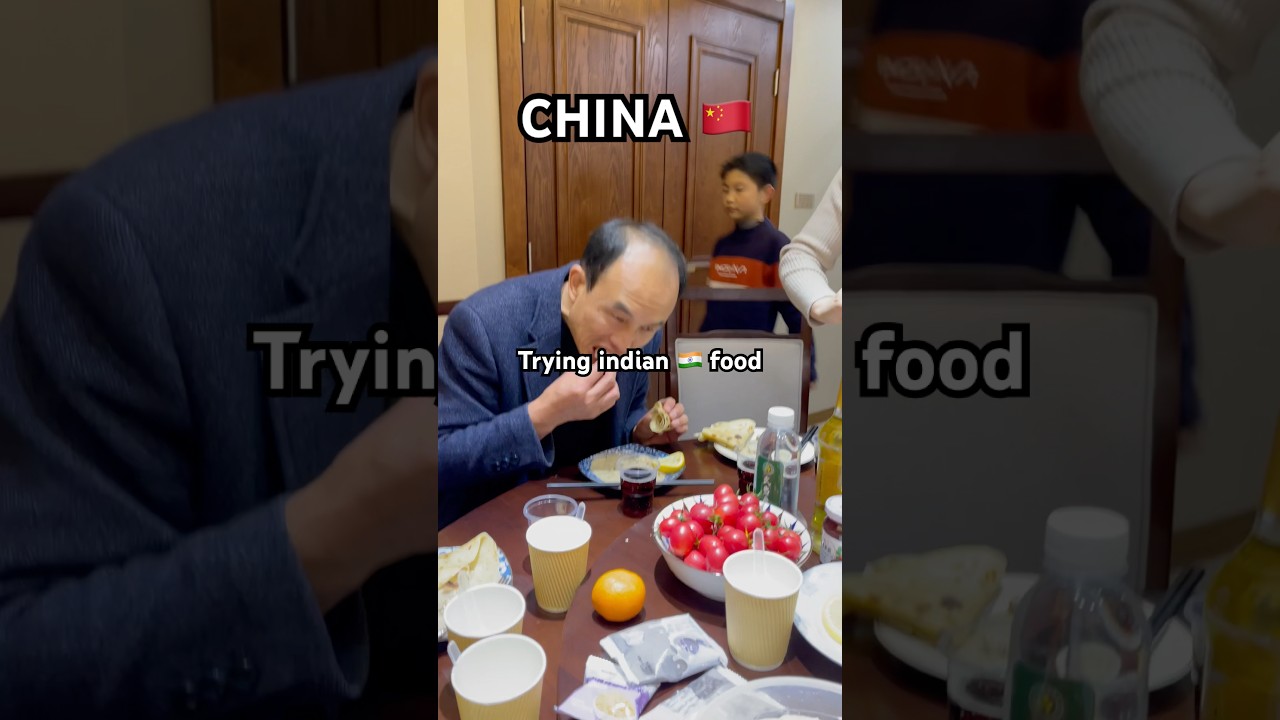 Chinese trying Indian food first time