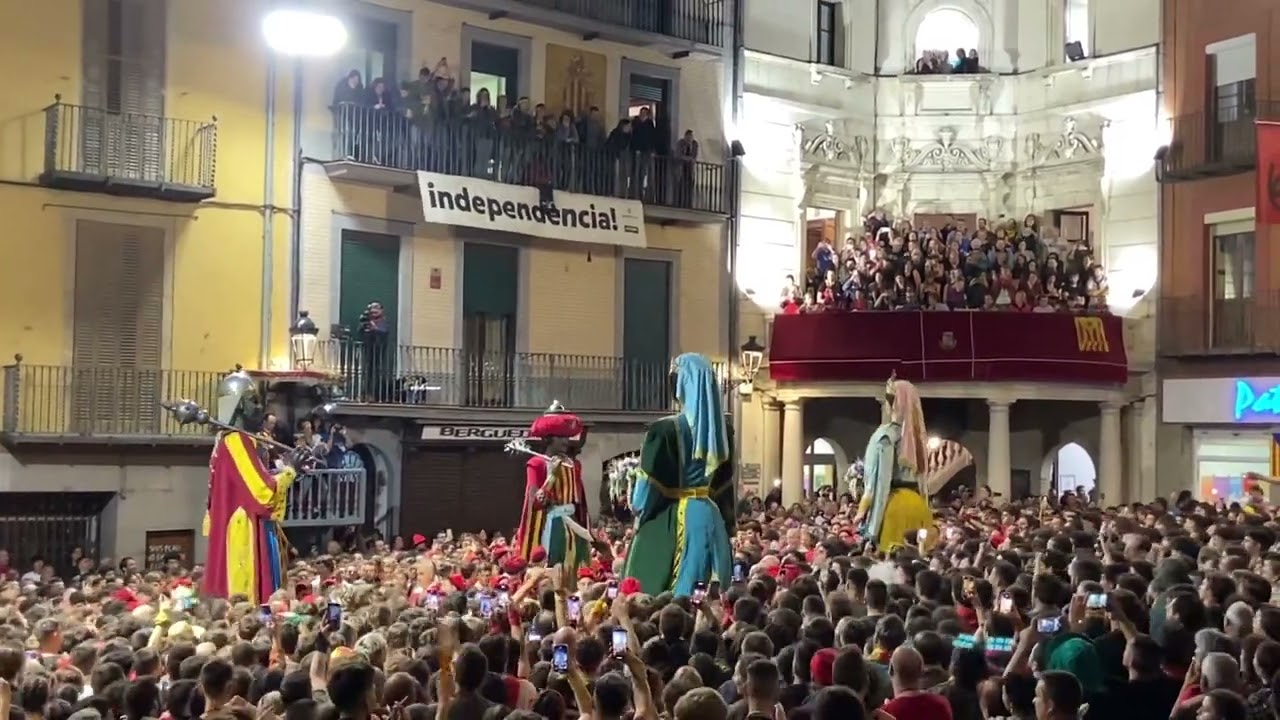 La Patum 2024: tercer salt de Gegants (Diumenge, Patum Completa)