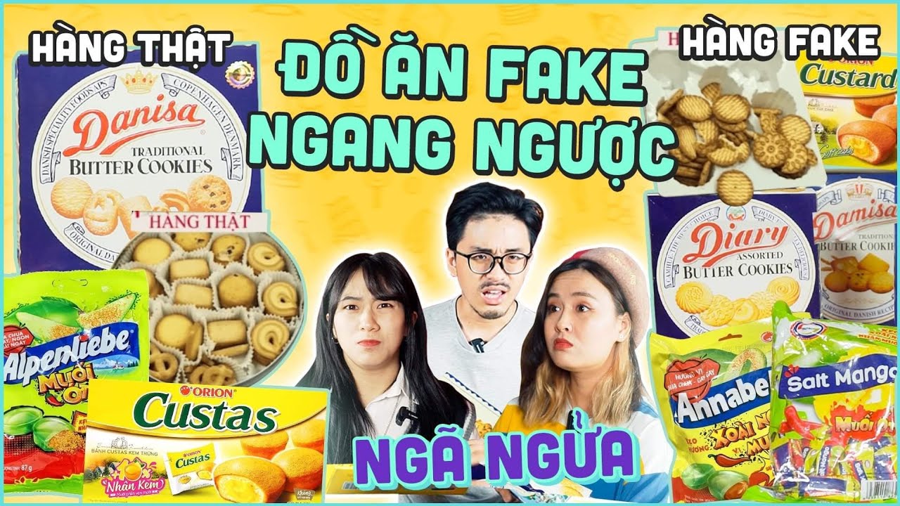 Ngã ngửa với đồ ăn FAKE rẻ gấp 5 lần hàng thật nhưng bị khui trước, độn giấy... !?!