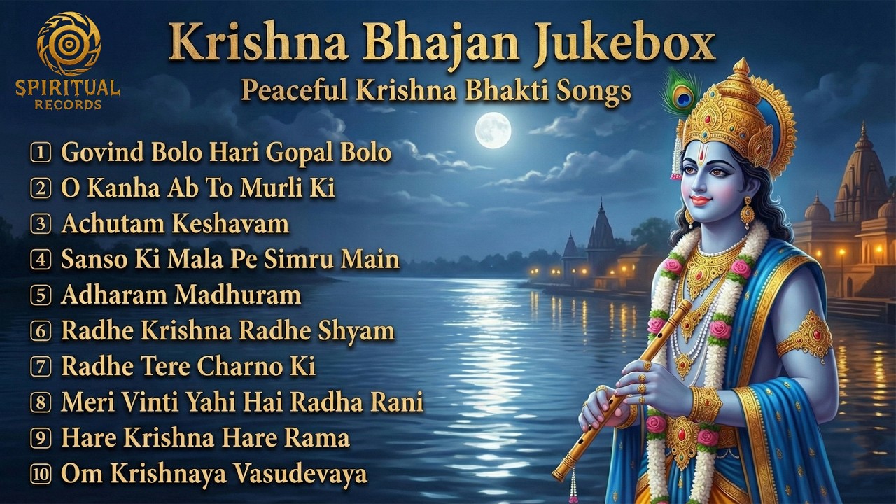 Krishna Bhajan Jukebox 🌺 | Superhit Devotional Songs | Peaceful Bhakti for Soul #krishna
