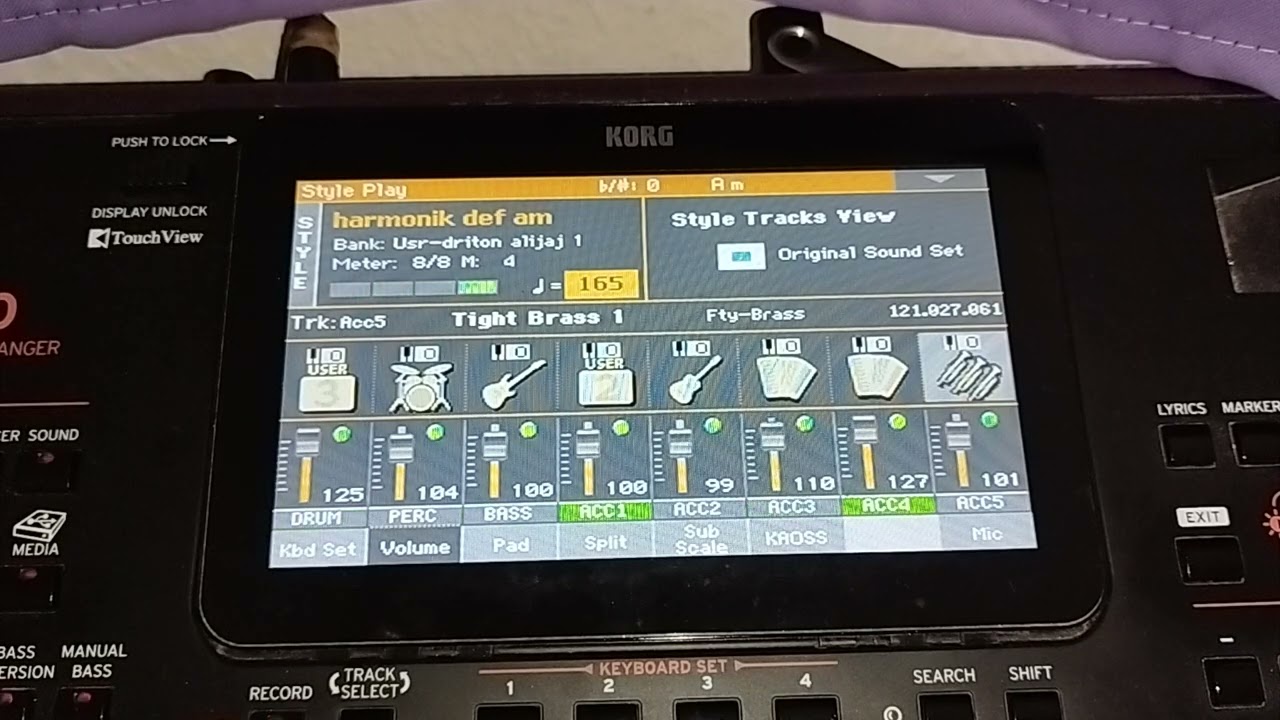 TALLAVA Set Korg pa1000
