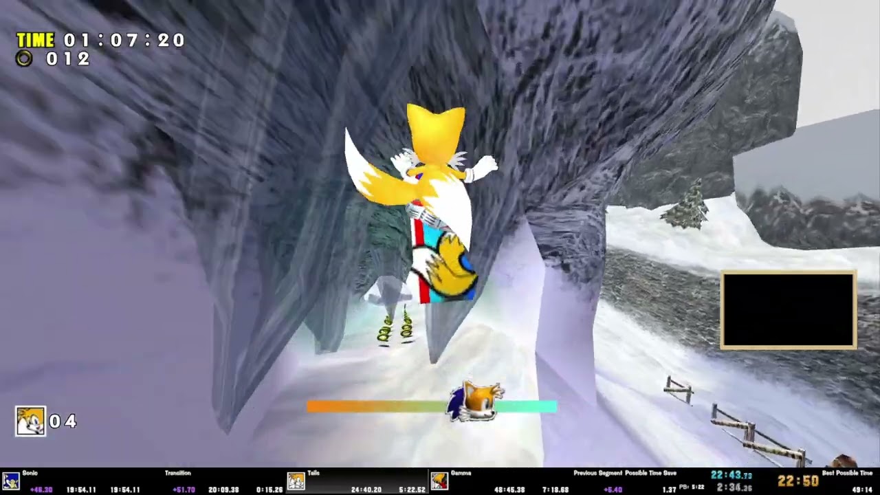 SADX Speedrun - All Action Stages (Tails) in 
