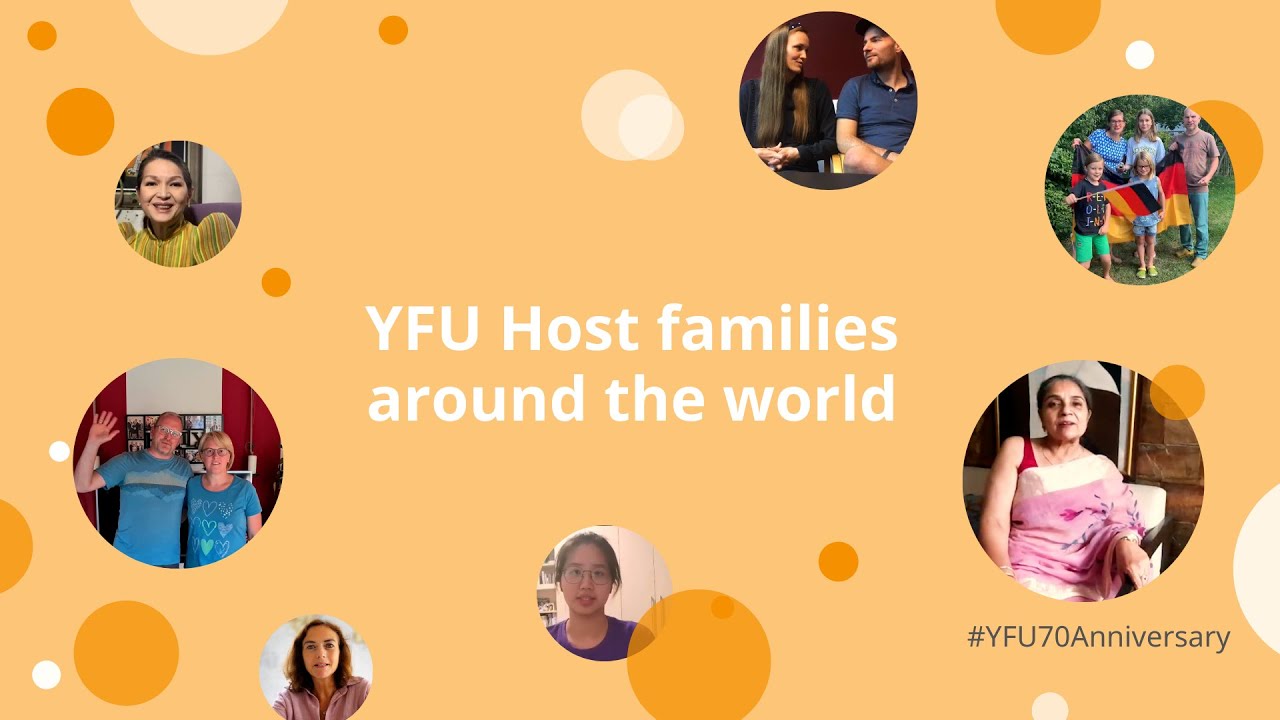 YFU 70th Anniversary: YFU Host families around the world