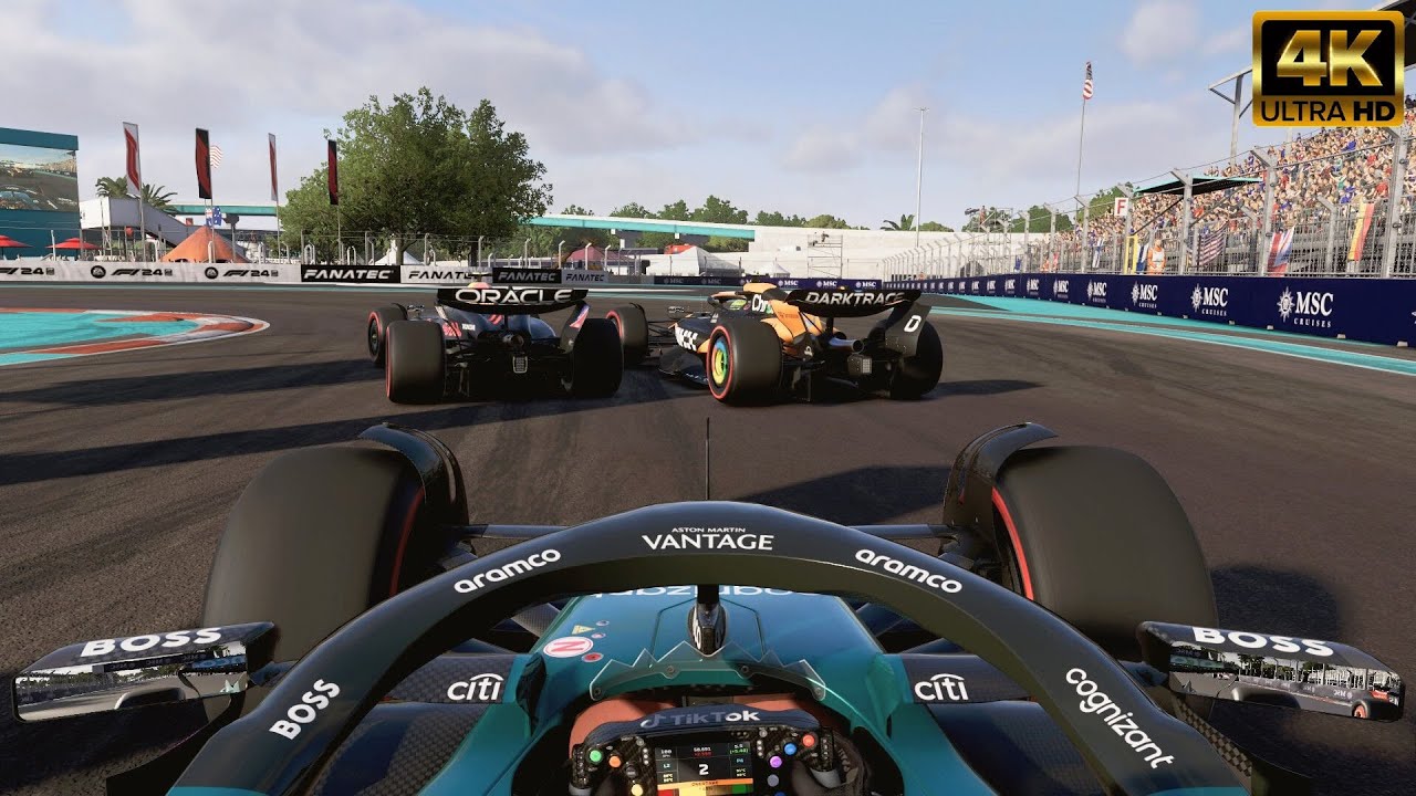 F1 24 | Miami Grand Prix | Fernando Alonso | Aston Martin [4K 60FPS]
