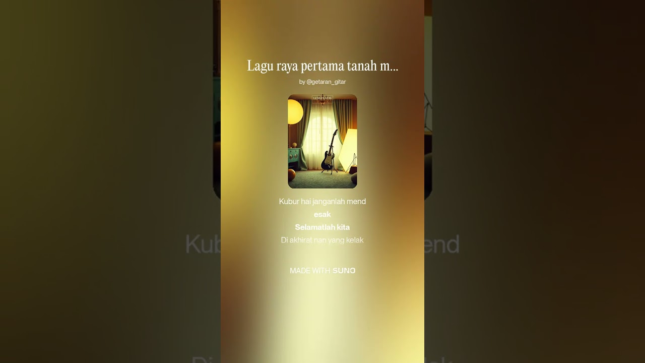 SELAMAT HARI RAYA (Miss Aminah 1936) - Ai cover - Irama Joget Melayu