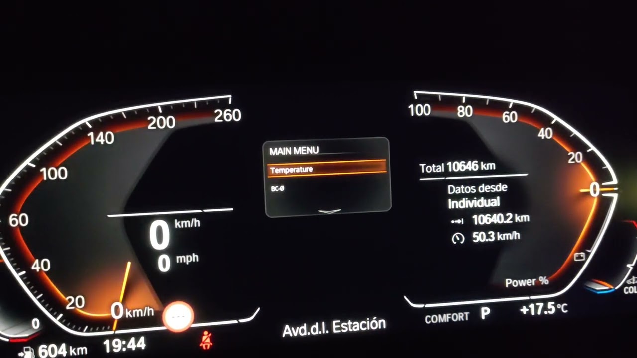 MENÚ OCULTO BMW