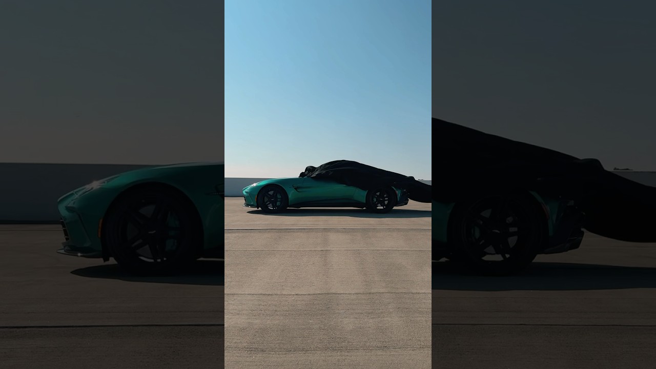 Inside the 2025 #AstonMartin Vantage Coupe in Podium Green✌️ #AstonMartinVantage #Vantage #ASMR