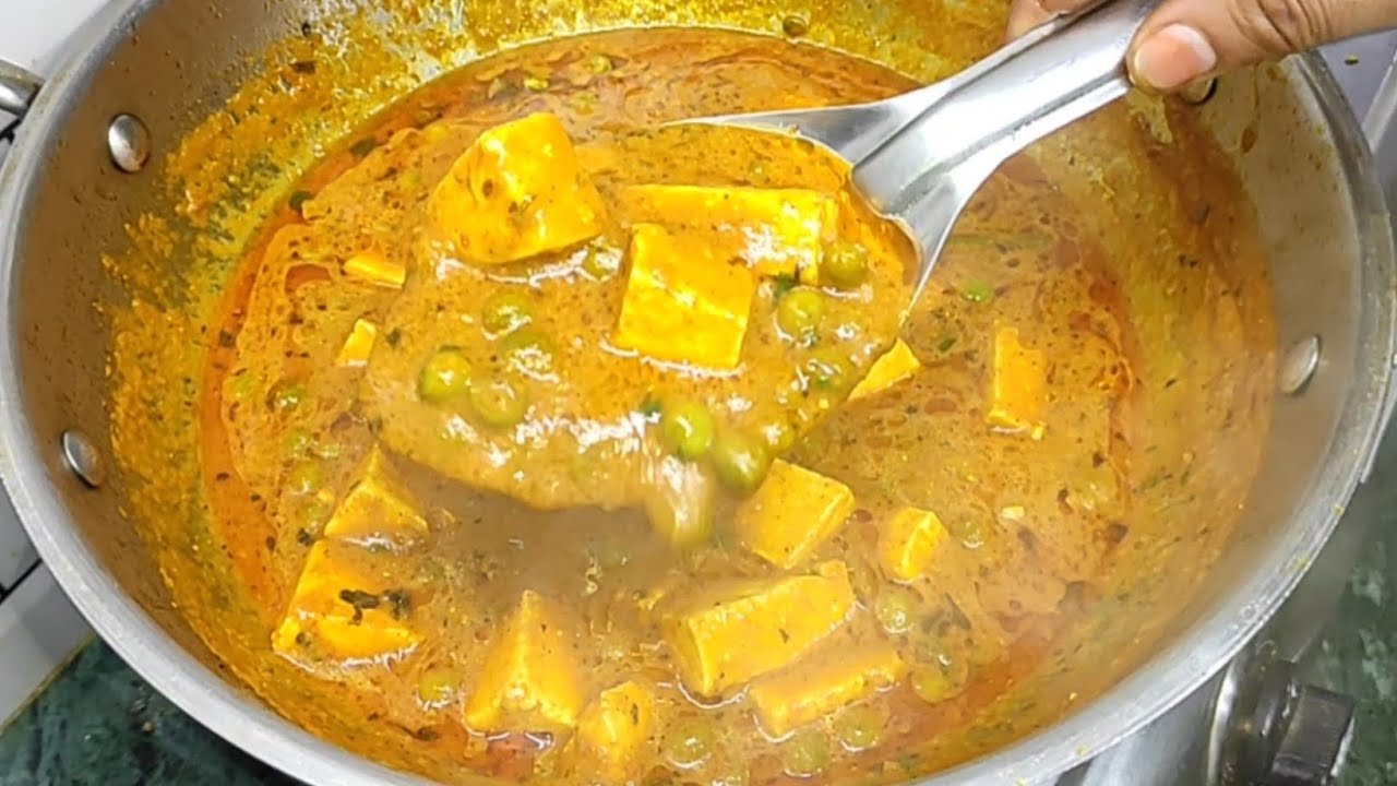 Matar paneer dhaba restaurant style tasty sabji | Matar paneer sabji 😋