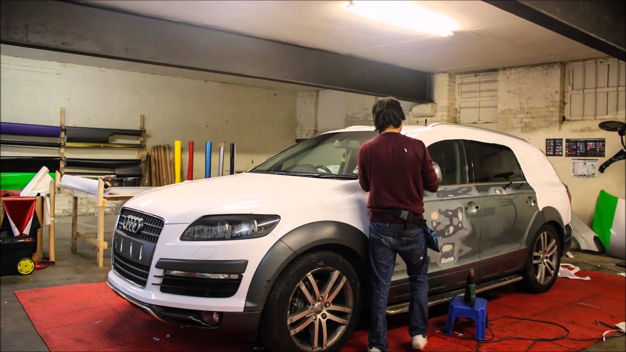 Audi Q7 Gloss White Wrap