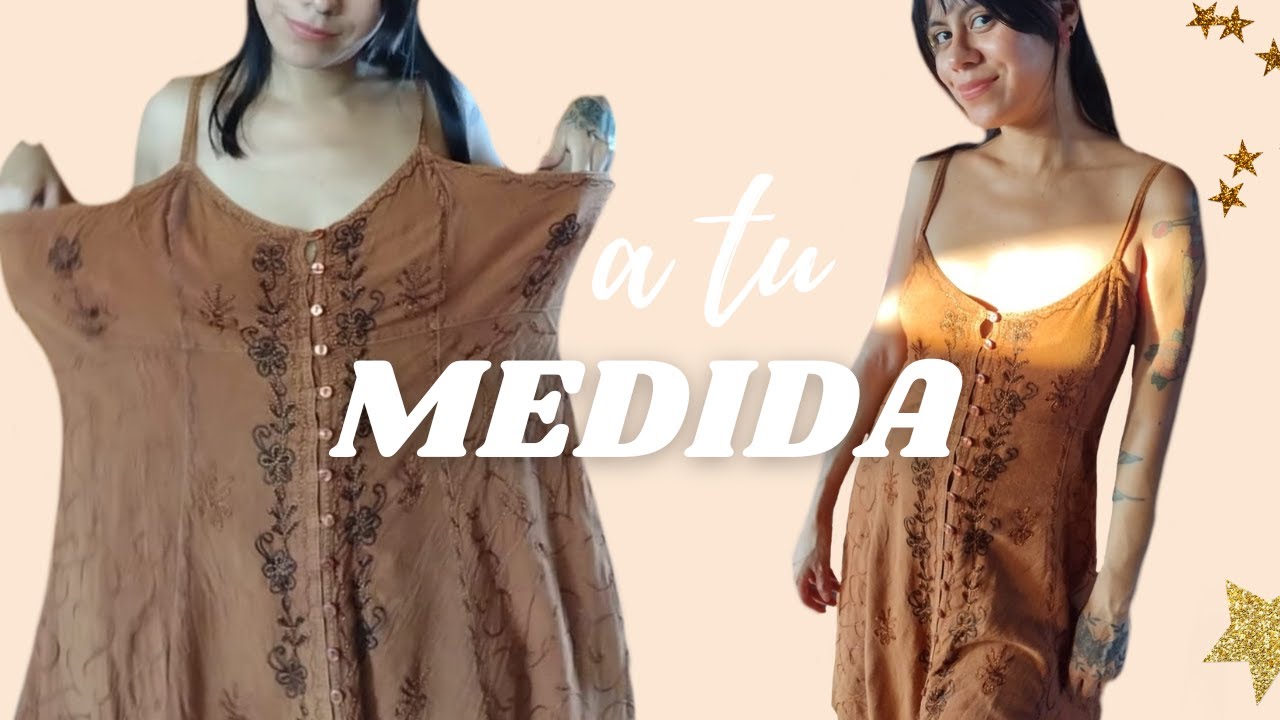 Truco para Ajustar Vestido Grande a TU Talla