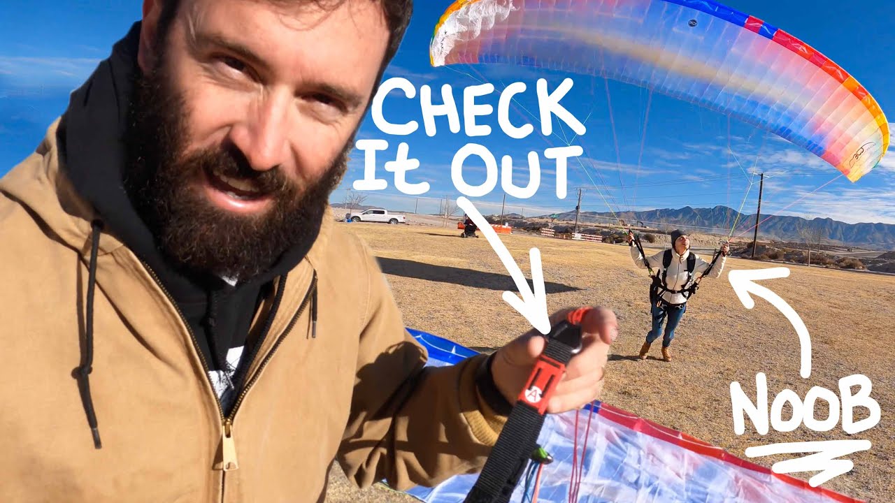 Reviewing this SAFE Paramotor Wing for BEGINNERS!
