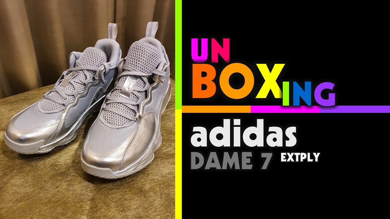 ADIDAS DAME 7 EXTPLY Silver Metallic Review - Can't believe I'd get these gorgeous Adidas sneakers