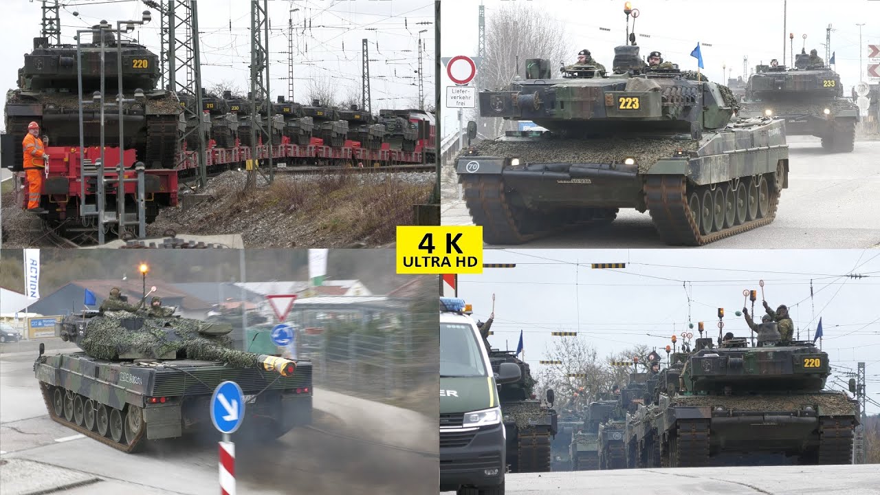 Kampfpanzer Leopard 2 MBT Panzerlehrbataillon 93 Bundeswehr Manöver Allied Spirit Quadriga Ludmilla