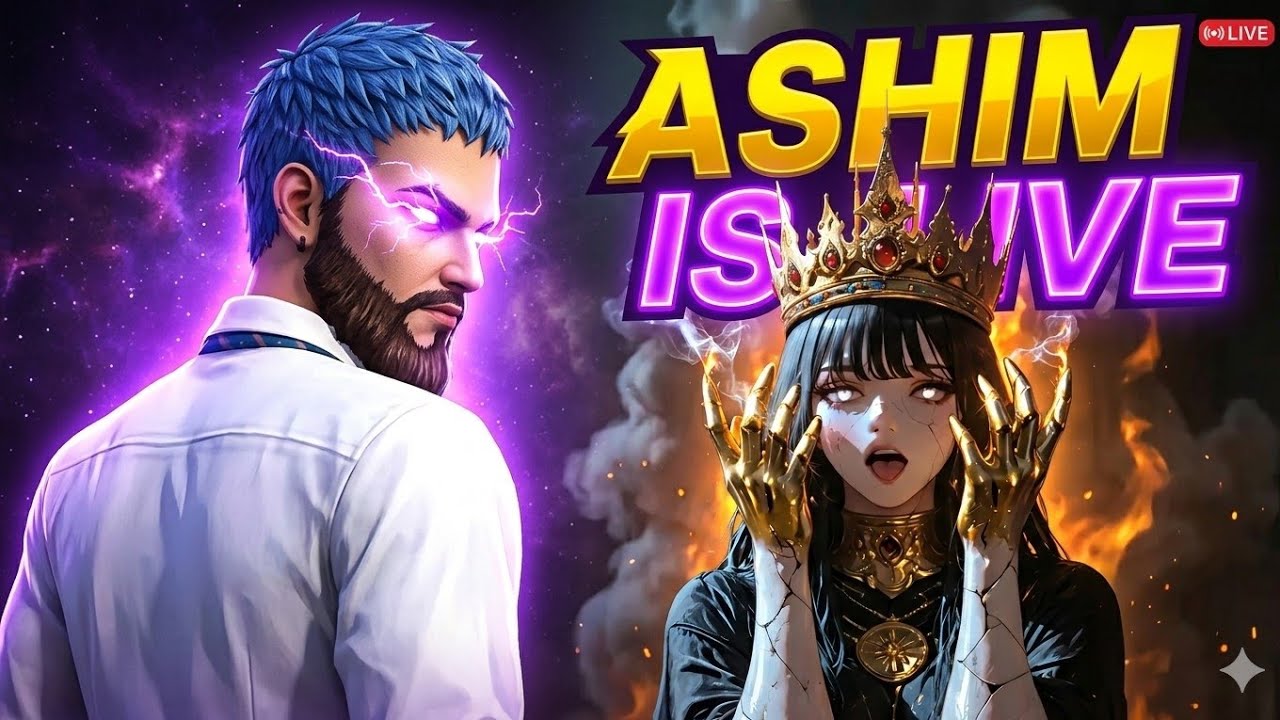 ASHIM GAMING  is live! GROWING UP MY RANK 💪🏿 #freefire