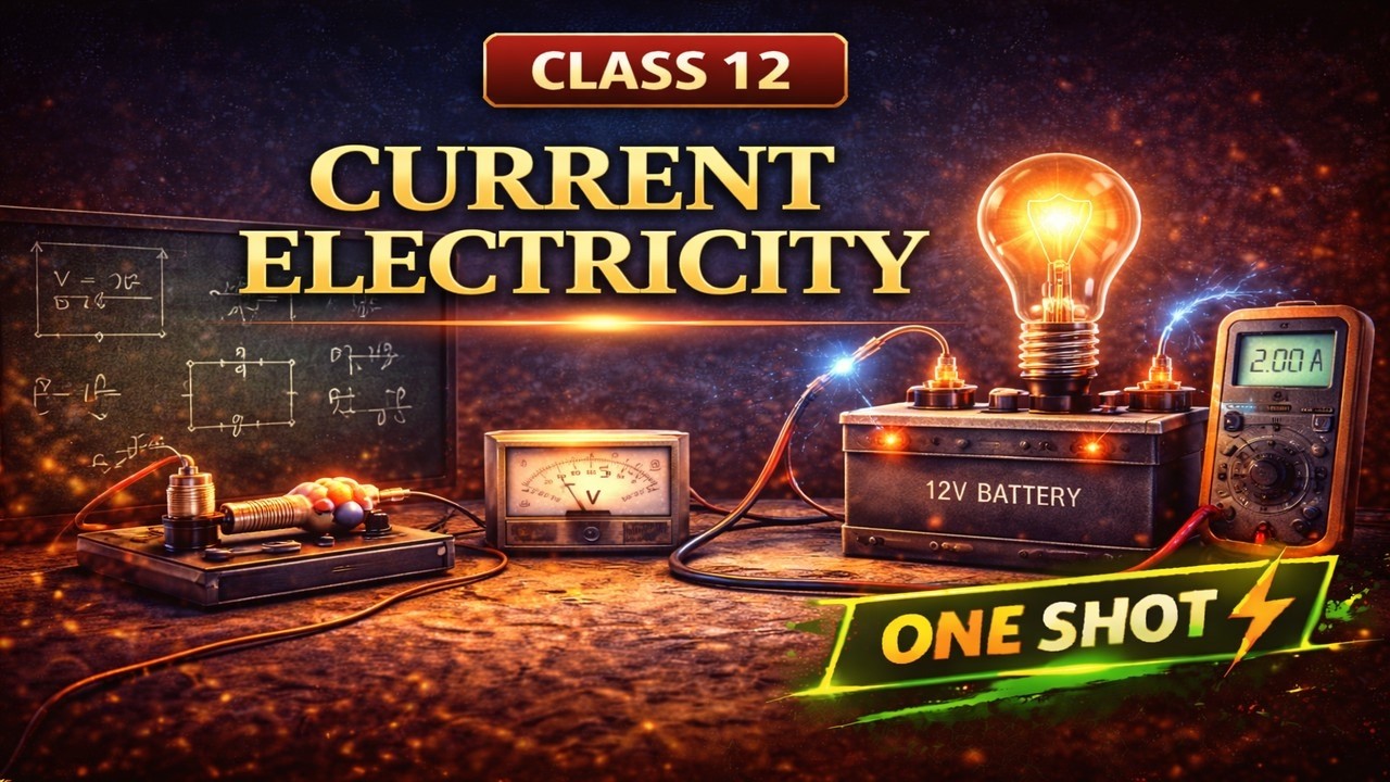 CBSE Class 12 || Physics || Current Electricity || Animation Video || in English