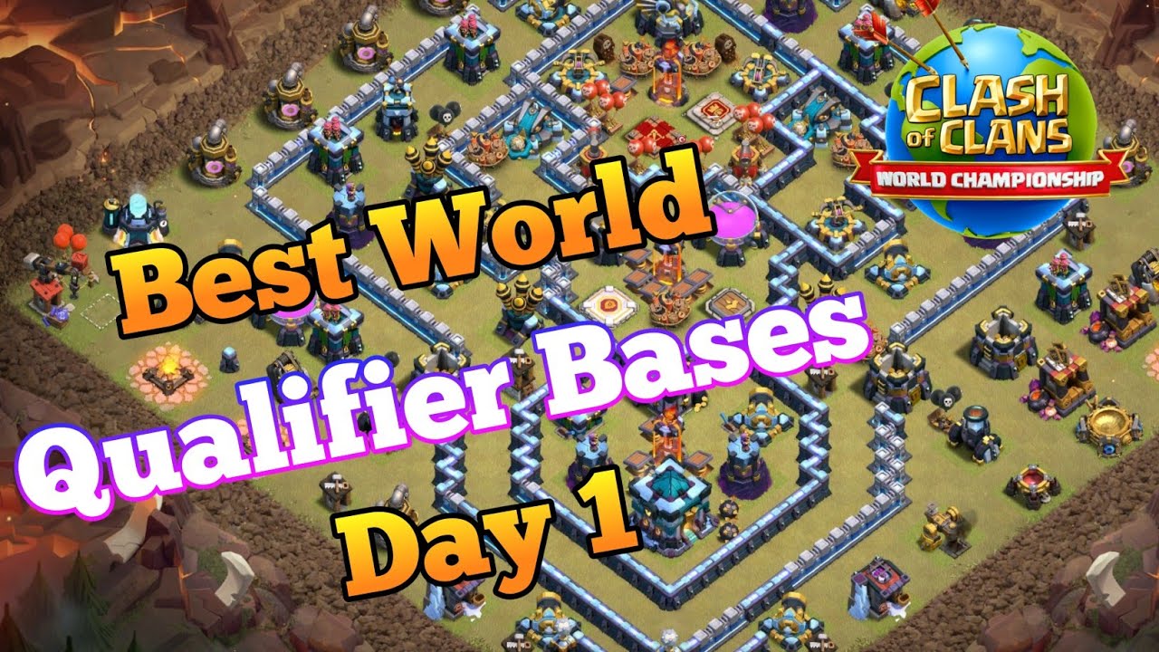 Best World Championship August Qualifier Day 1 Th13 Bases with link | Th13 War Base and CWL Base