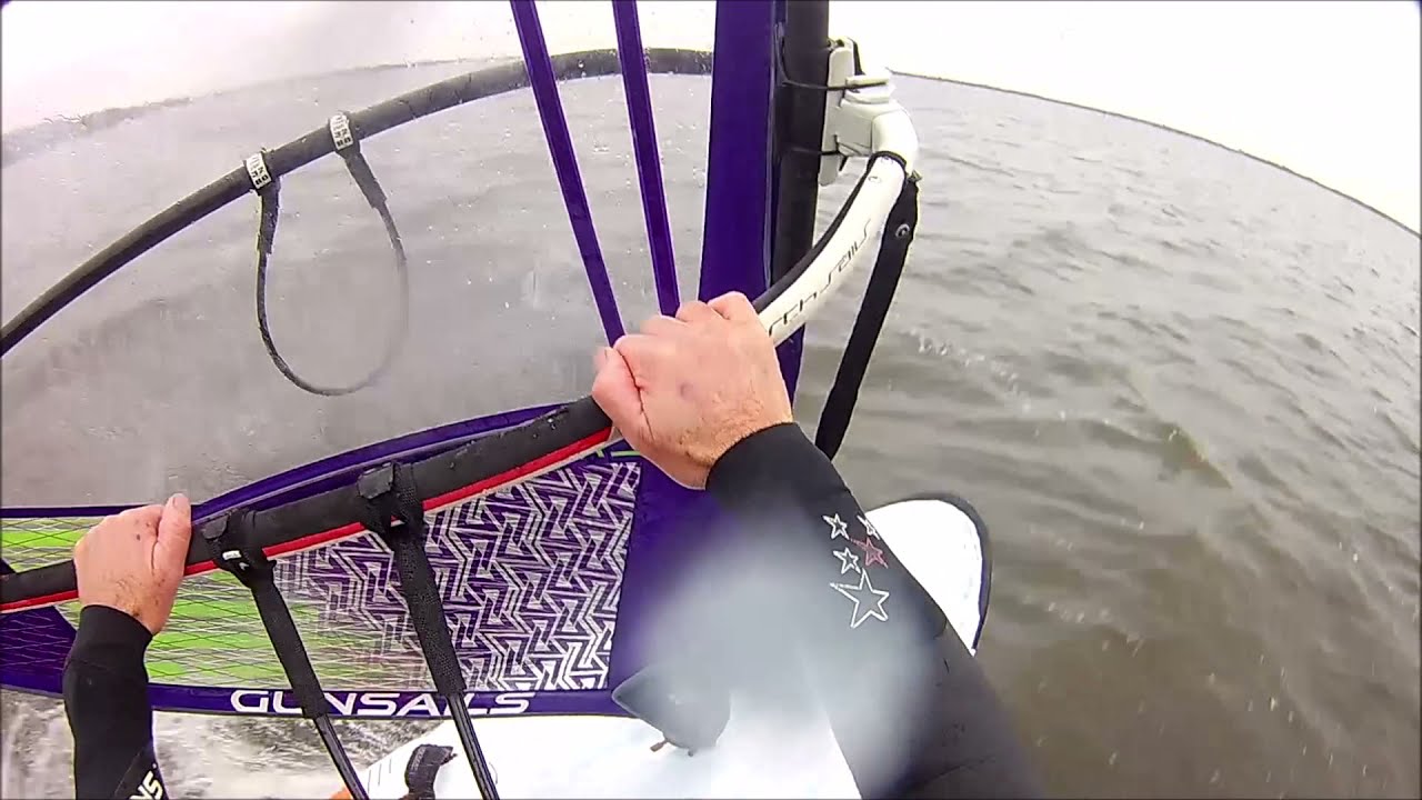 Windsurfen am Steinhuder Meer Oktober 2021