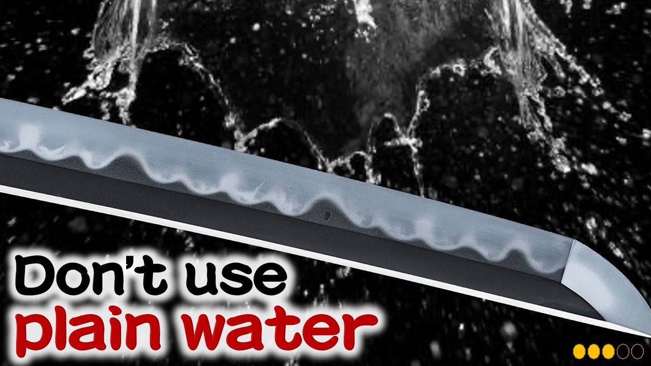 How to clean your Swords. The science of Japanese swords. #katana #swords