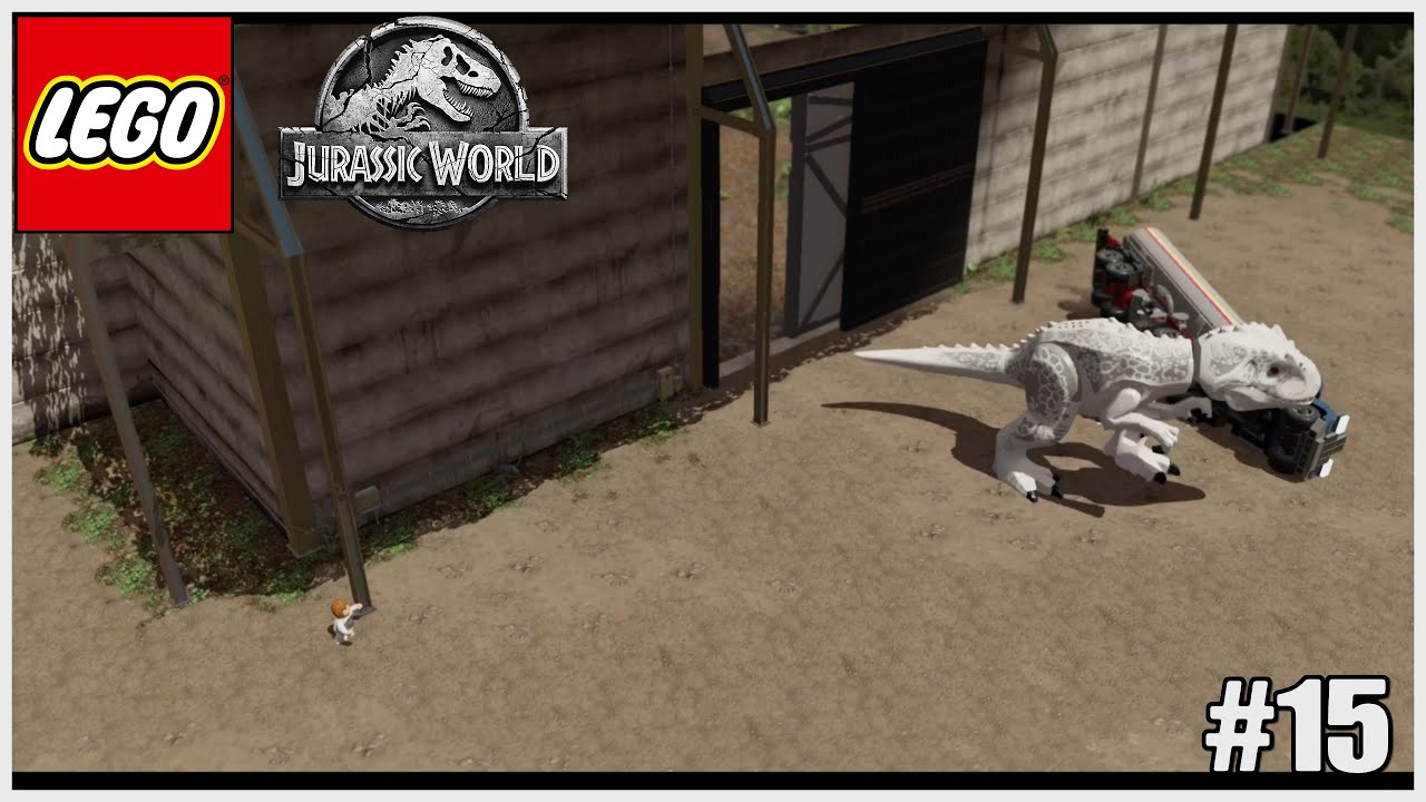 THE INDOMINUS REX IS LOOSE I Lego Jurassic World gameplay walkthrough part 15