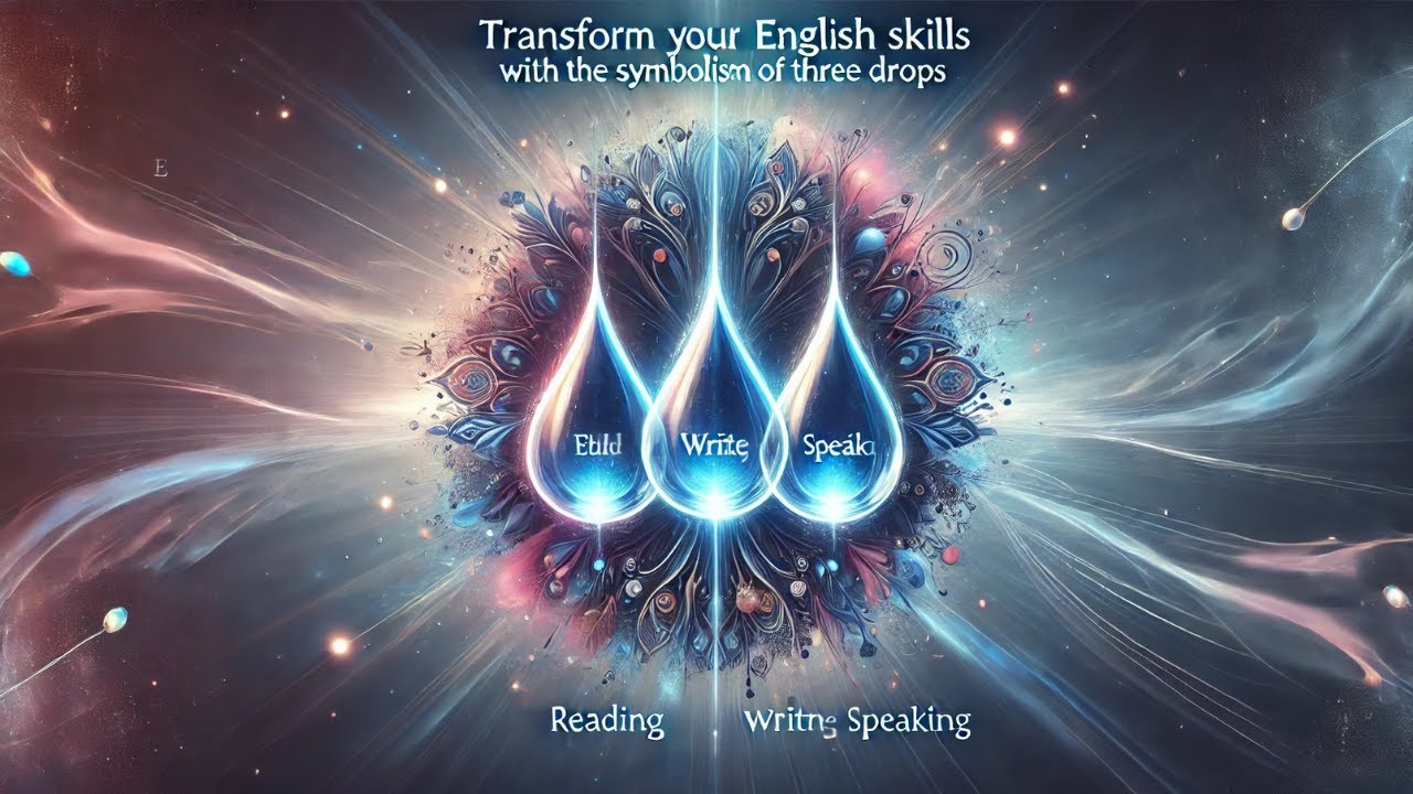 Transform Your English Skills with the Symbolism of Three Drops