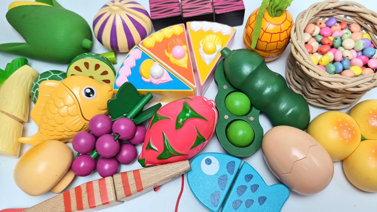 ASMR for Focus & Productivity | Relaxing Fruit Cutting Toy | Cutting Fruits and Vegetables 🍓
