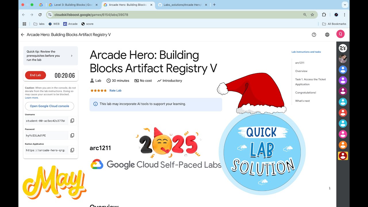 [2025] Arcade Hero: Building Blocks Artifact Registry V | #qwiklabs | #ARC1211 [With Explanation🗣️]