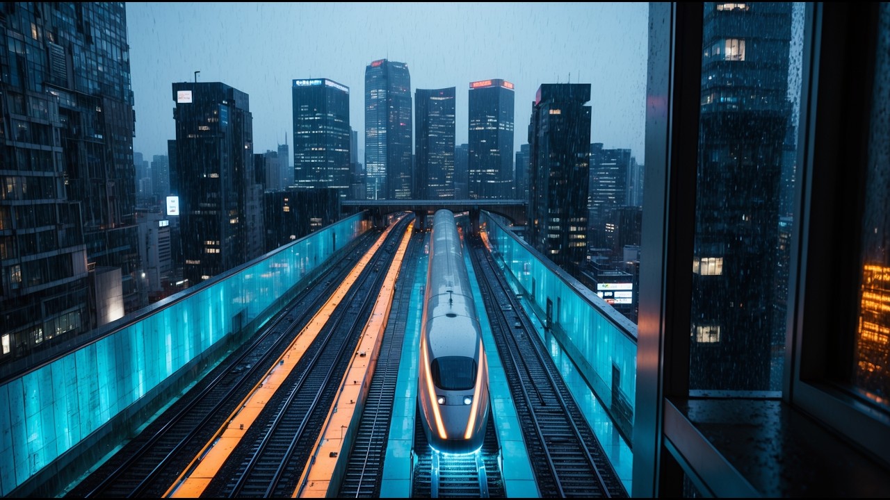 Shinjuku Nexus 🌆 Cyberpunk Rainy Tokyo for High-Stakes Coding & Deep Work