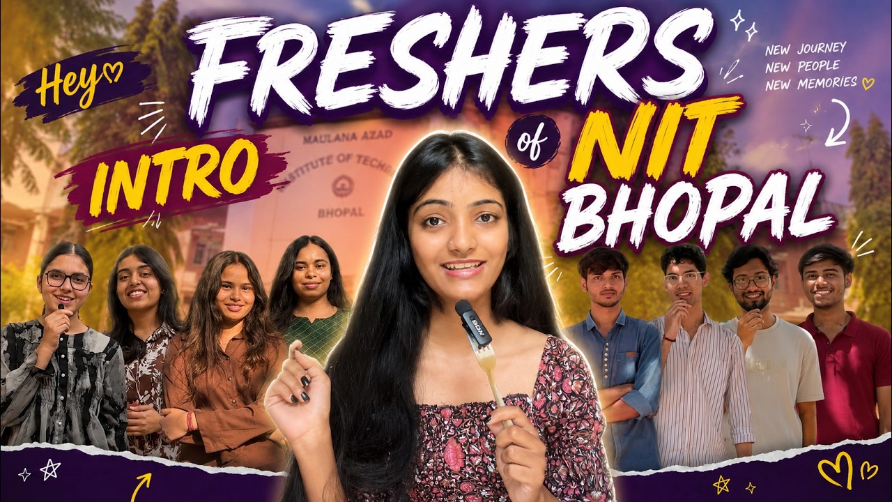 NIT Bhopal&rsquo;s Craziest Freshers Are Here! 😭🔥| Freshers Intro 2025🎓