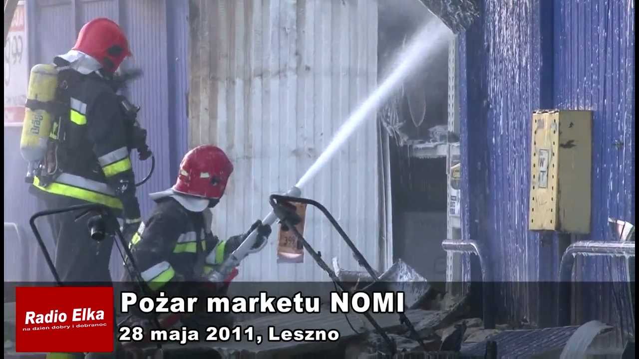 Pożar Nomi w Lesznie
