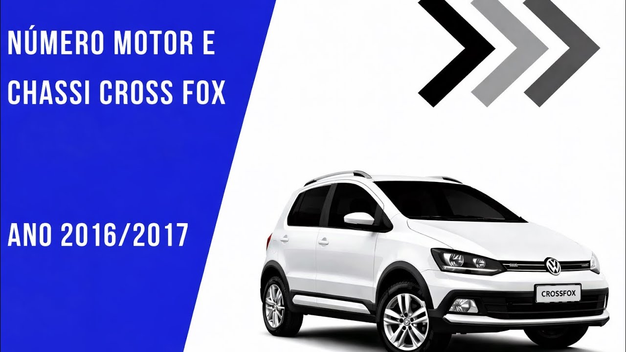 Onde fica o número do chassi do Cross Fox 2016/2017? 🚨 Confira antes de comprar!