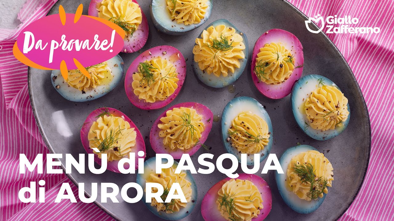 💜 MENÙ di PASQUA di AURORA - TUTTE LE RICETTE!😍🐣